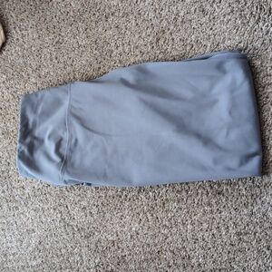 Yogalicious Lux Gray Full Length Leggings, Medium